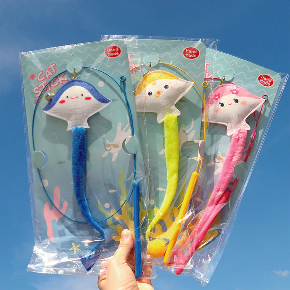 Devil Fish Long Pole Steel Wire Cat Teaser - Image 6