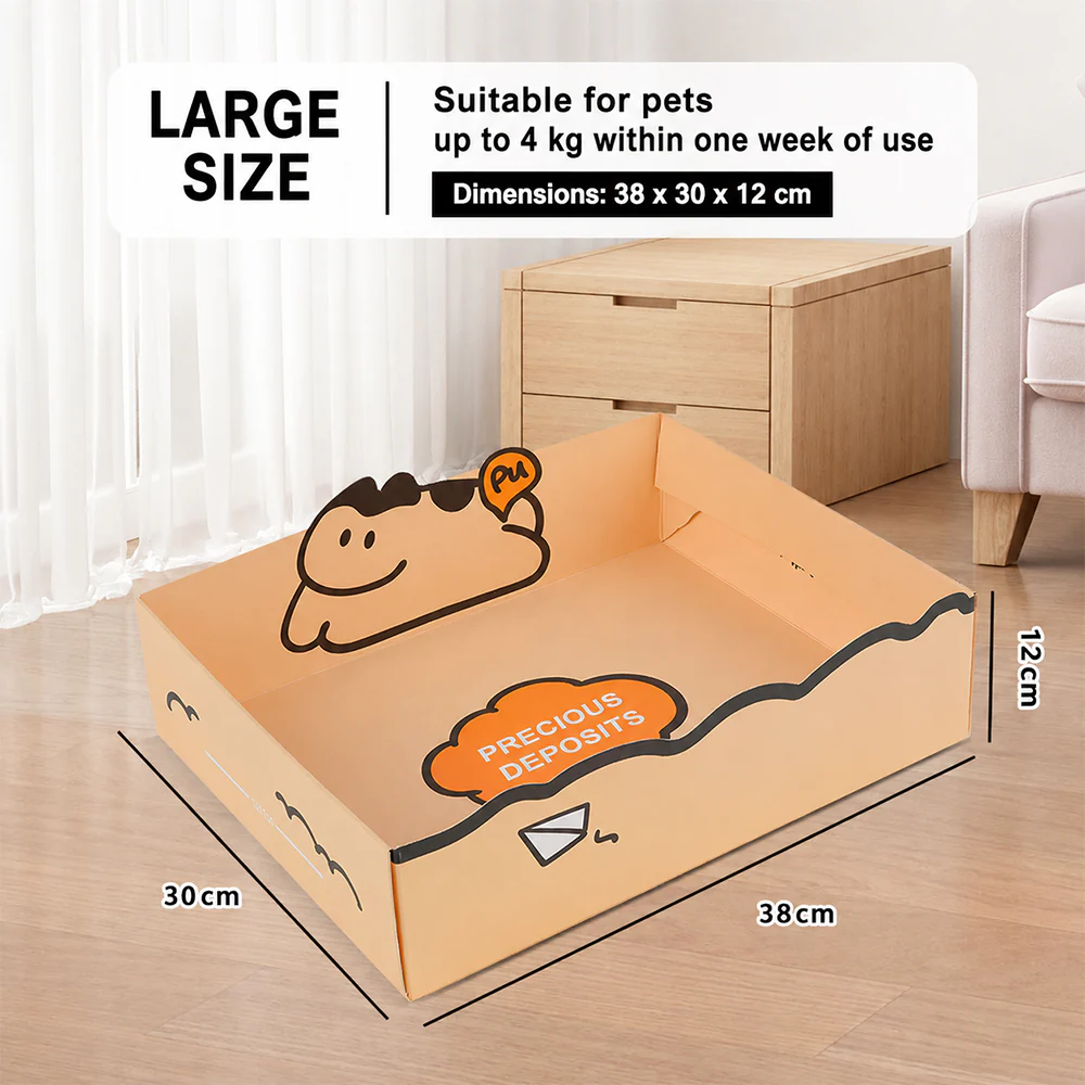 Disposable Cat Litter Tray | Foldable & Travel-Ready - Image 3