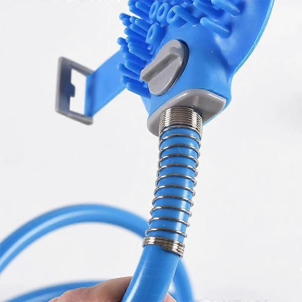 Dog Bath Grooming Kit-Shower Sprayer & Silicone Grooming Glove - Image 4