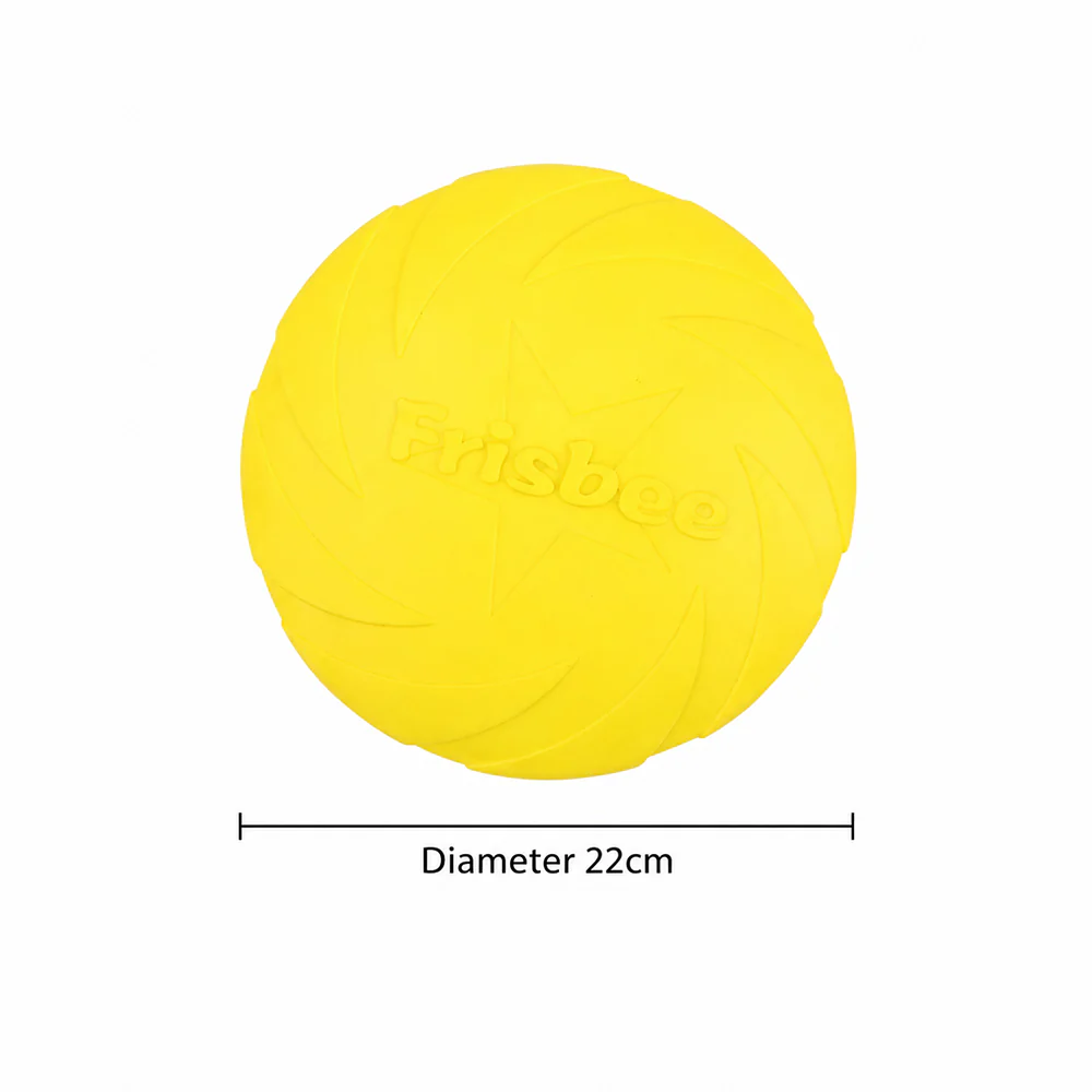 Dog Frisbee | TPR Floating Fetch Toy | Durable 22cm - Image 7