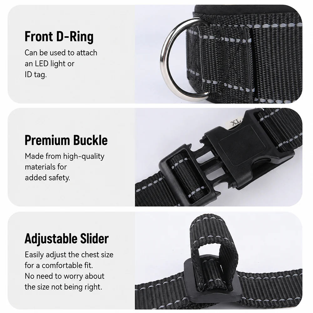 Dog Harness No Pull Heavy Duty Tactical Adjustable - Image 10