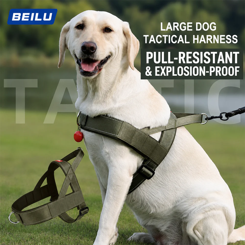 Dog Harness No Pull Heavy Duty Tactical Adjustable - Image 11
