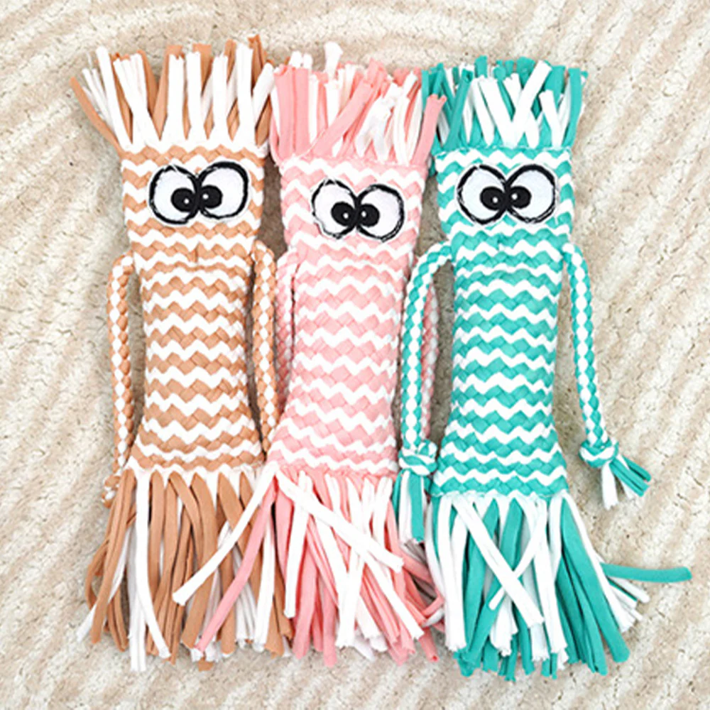 Dog Rope Toy | Knot Squeaky Durable Chew Toy - Image 6