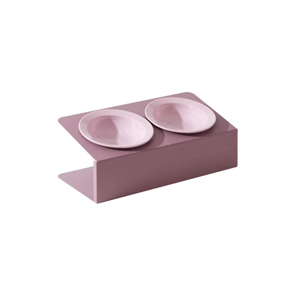 Double Ceramic Pet Bowl With High Stand - 200ml - Image 8