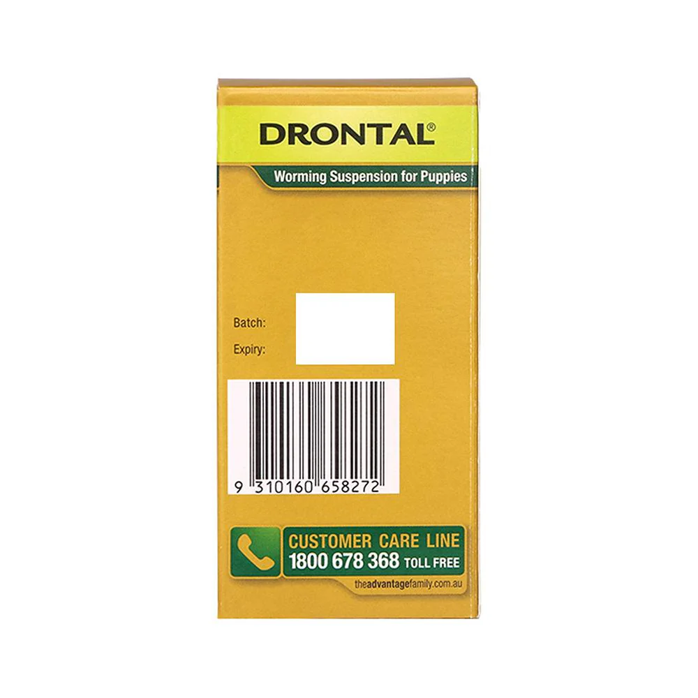 DRONTAL Dog Deworming Suspension for Puppies 30ml - Image 2