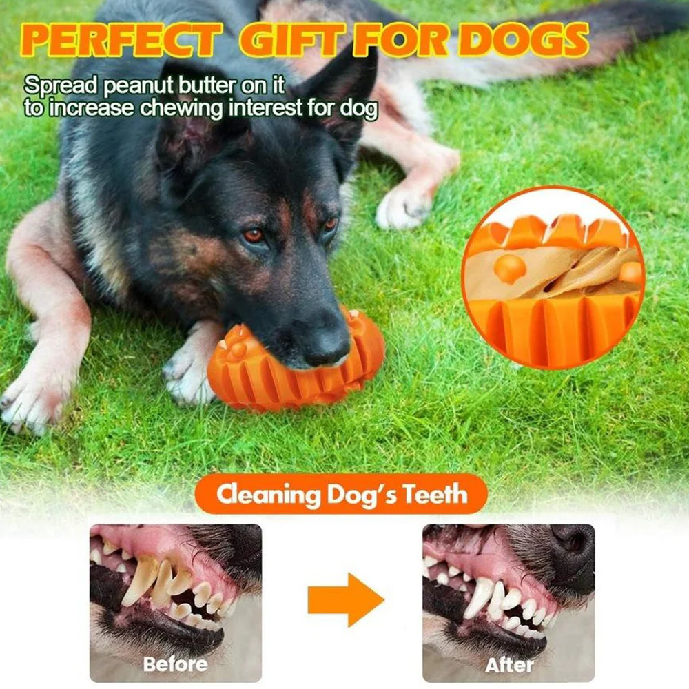 Durable Food Dispensing Squeaky Dog Chew Toy - Image 12