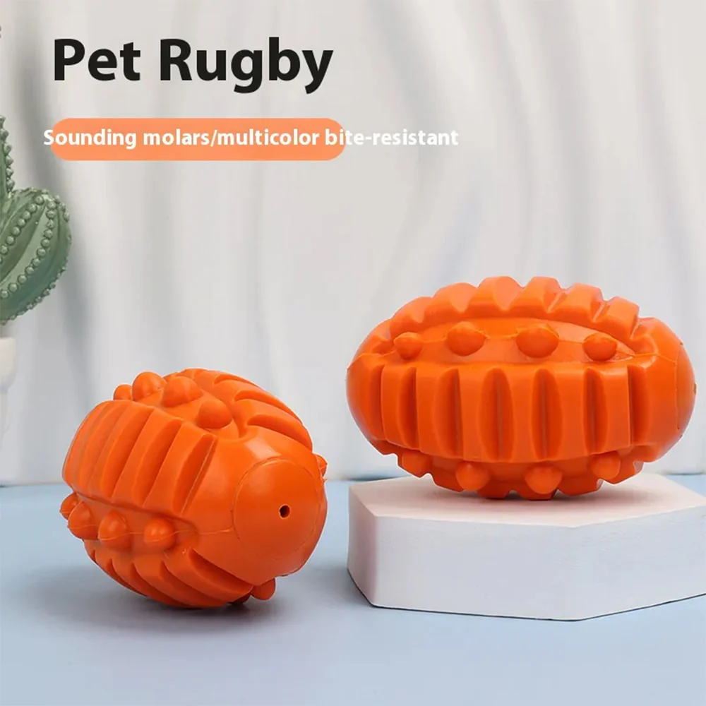 Durable Food Dispensing Squeaky Dog Chew Toy - Image 8