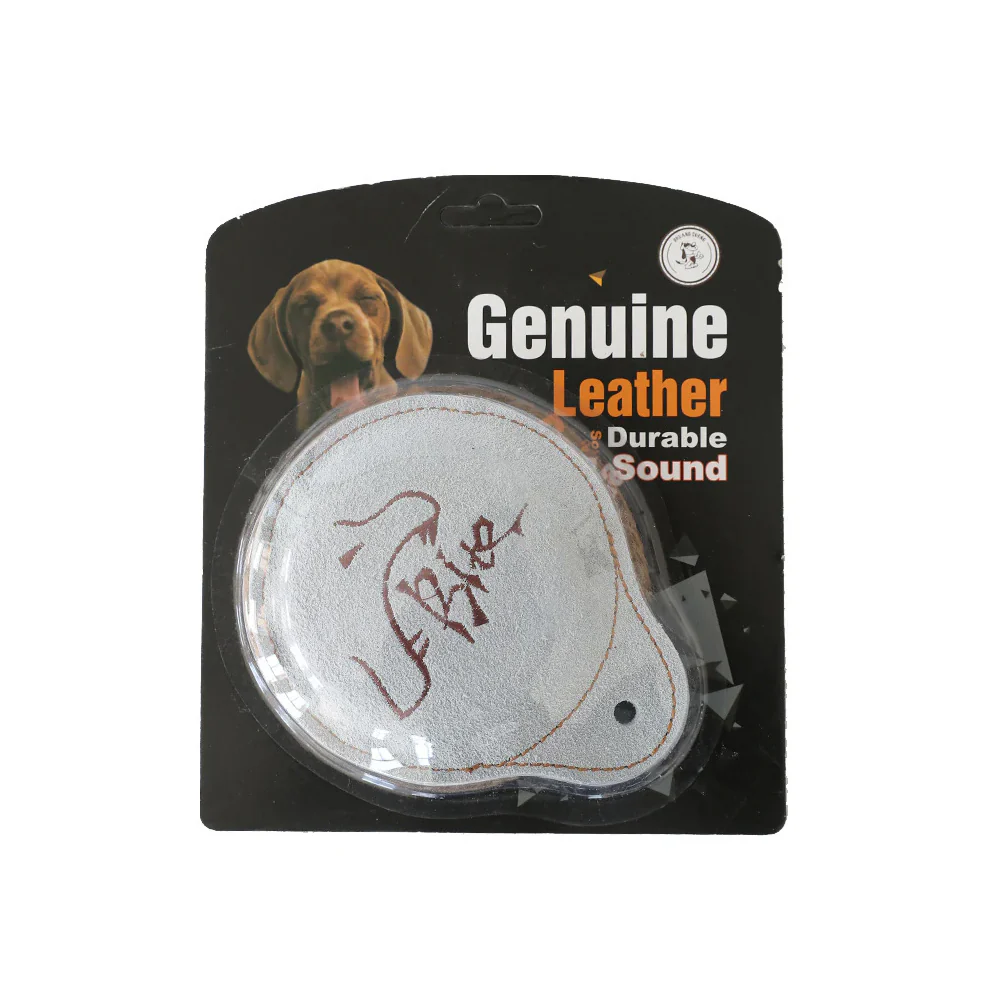 Durable Leather Dog Training Frisbee Interactive Toy - Image 2