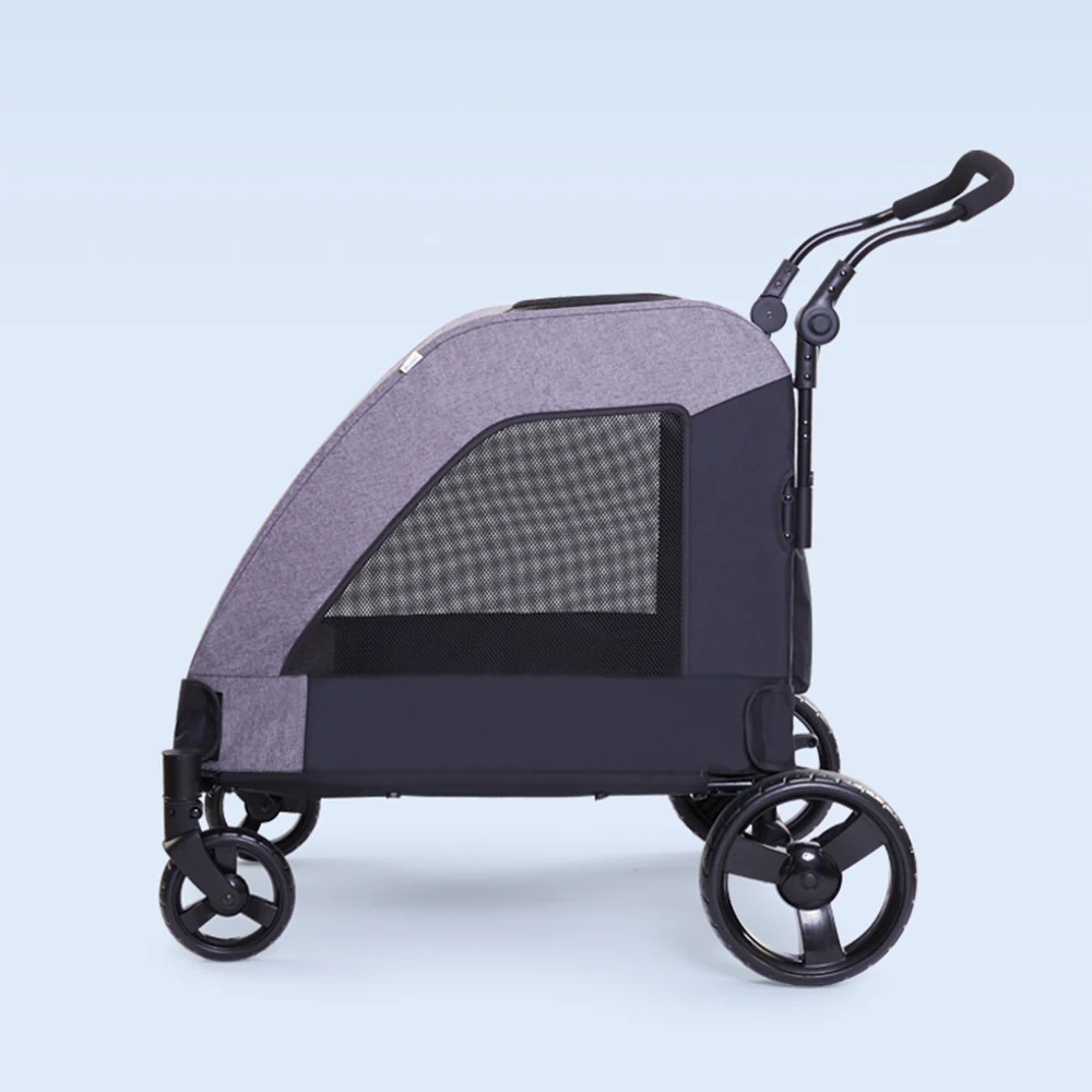 Easy Fold Pet Stroller - One-Touch Folding Design - Image 10