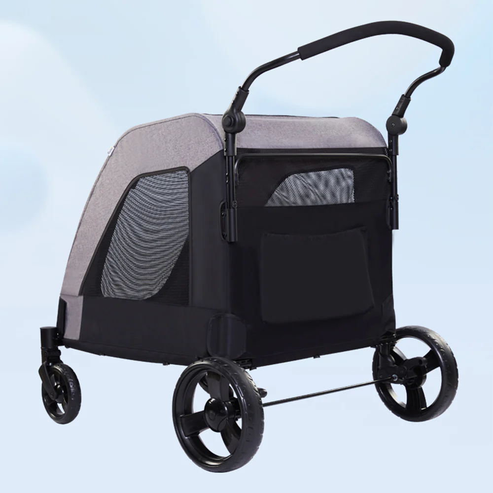 Easy Fold Pet Stroller - One-Touch Folding Design - Image 11