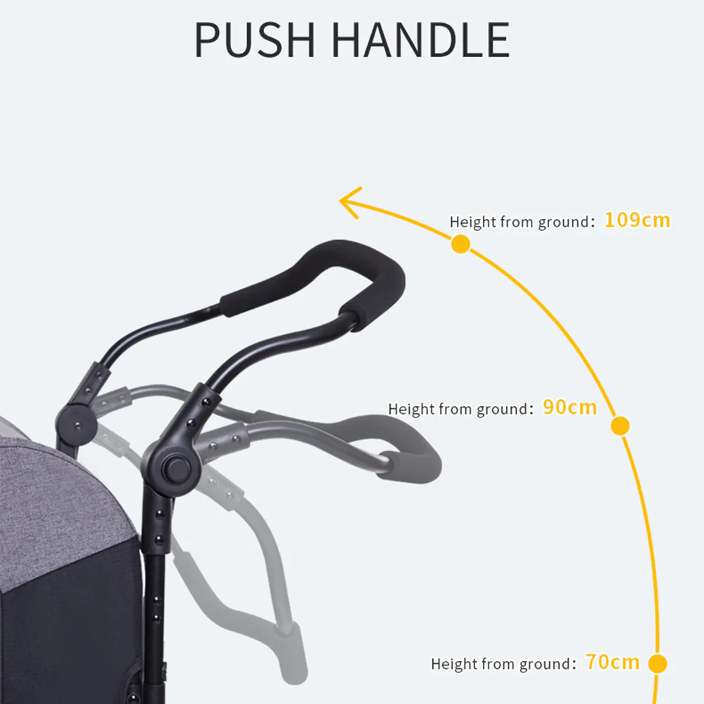 Easy Fold Pet Stroller - One-Touch Folding Design - Image 7