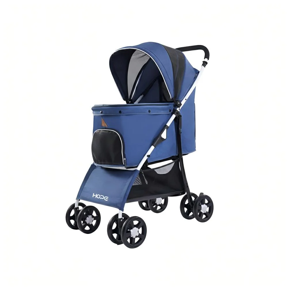 Easy Fold Pet Stroller - One-Touch Folding Design - Image 2