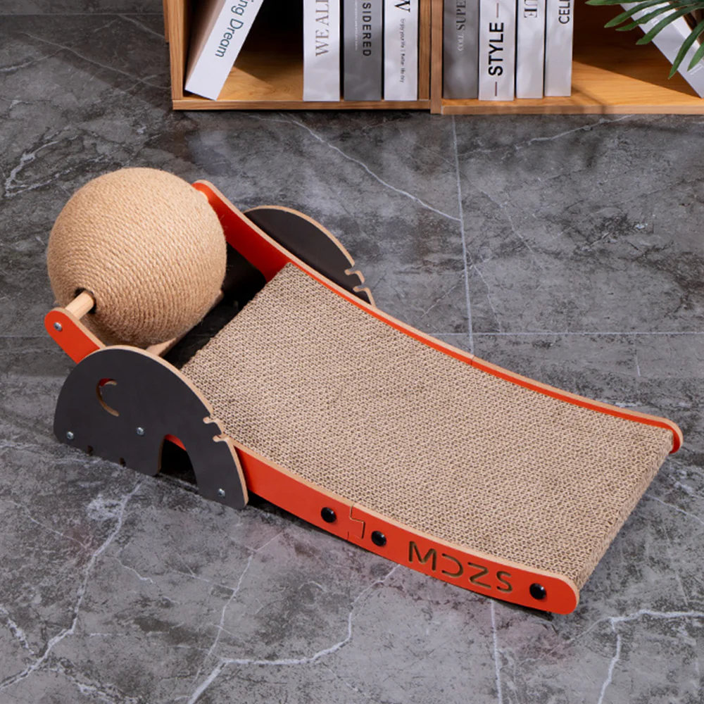 Elephant Sisal Cat Scratcher With Ball - Image 3