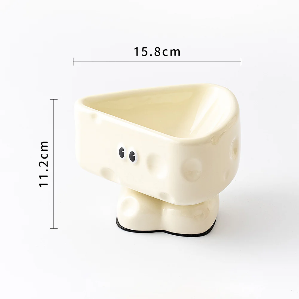 Elevated Ceramic Pet Bowl Anti Tip Neck Support - Image 10