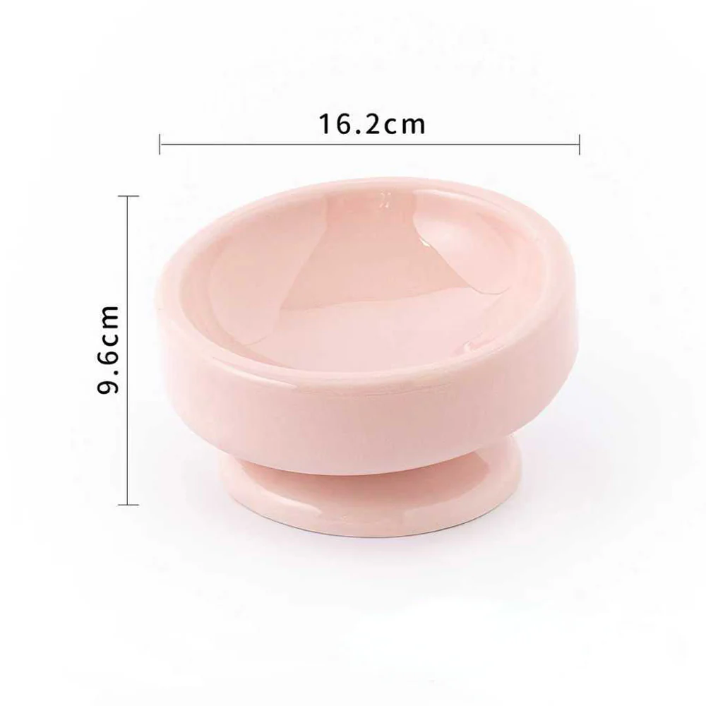 Elevated Ceramic Pet Bowl Anti Tip Neck Support - Image 11