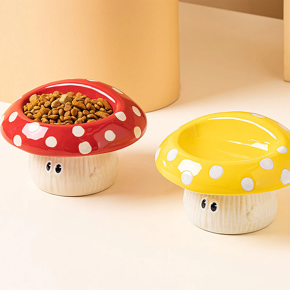 Elevated Ceramic Pet Bowl Anti Tip Neck Support - Image 7