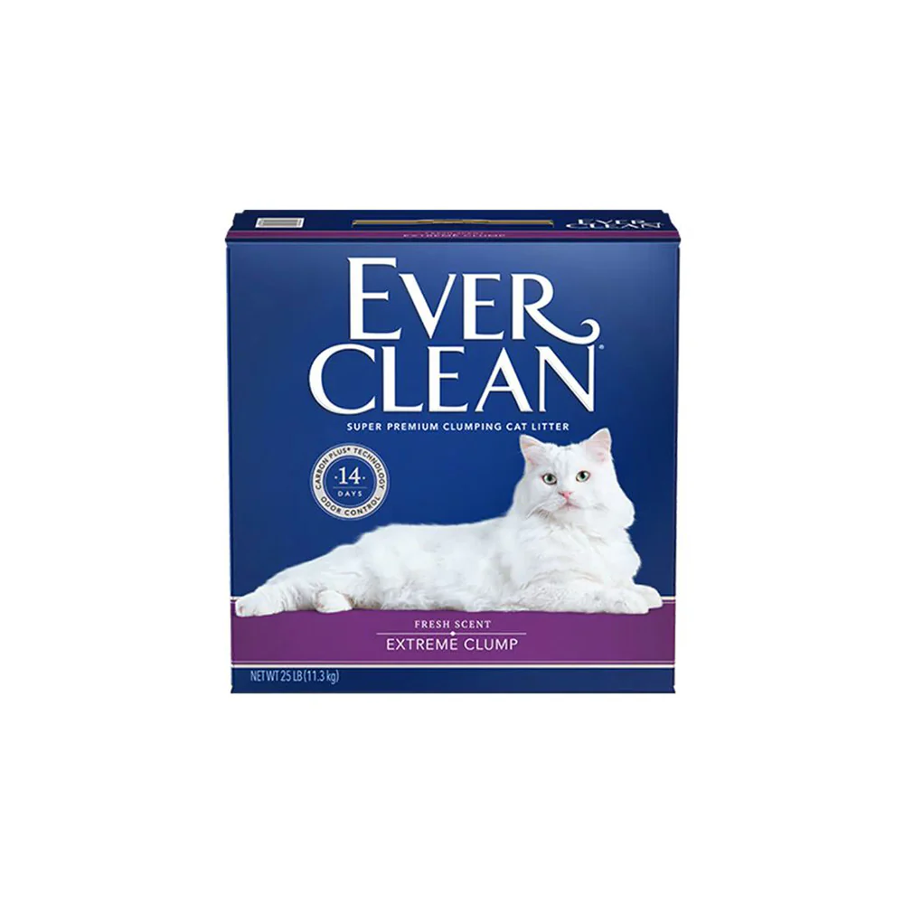 EVER CLEAN Lightly-Scented Extreme Clump Mineral Cat Litter 12.5L