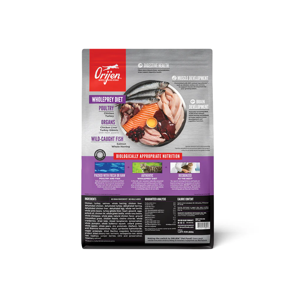 ORIJEN Kitten Biologically Appropriate Dry Cat Food - Image 4