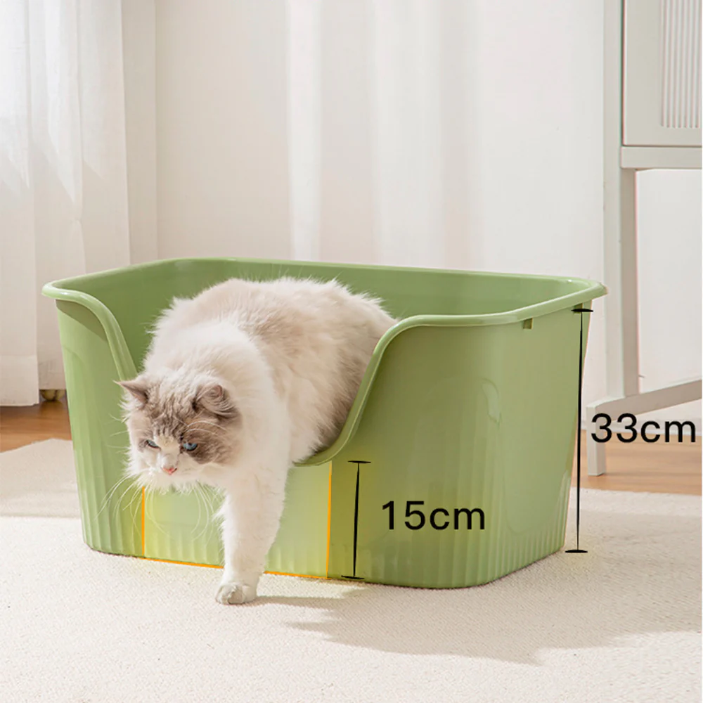 Extra-Large Anti-splash Cat Litter Box - 64x44x33cm - Image 4