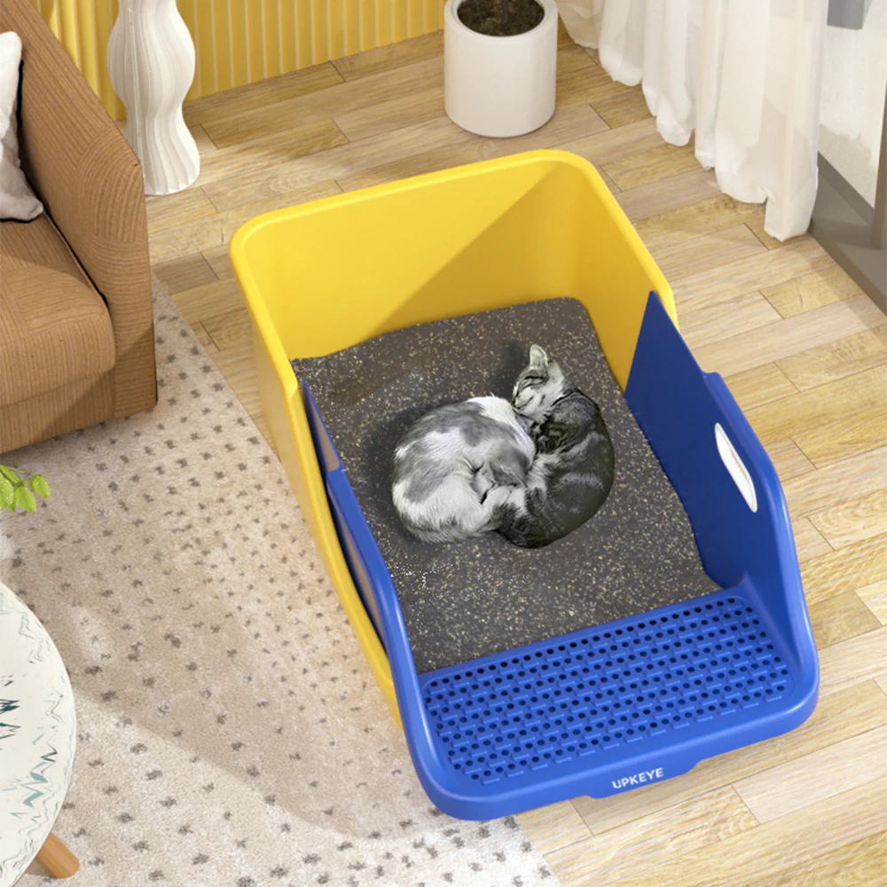 Extra Large Cat Litter Box with Integrated Scoop – High Sides, Easy Clean - Image 6