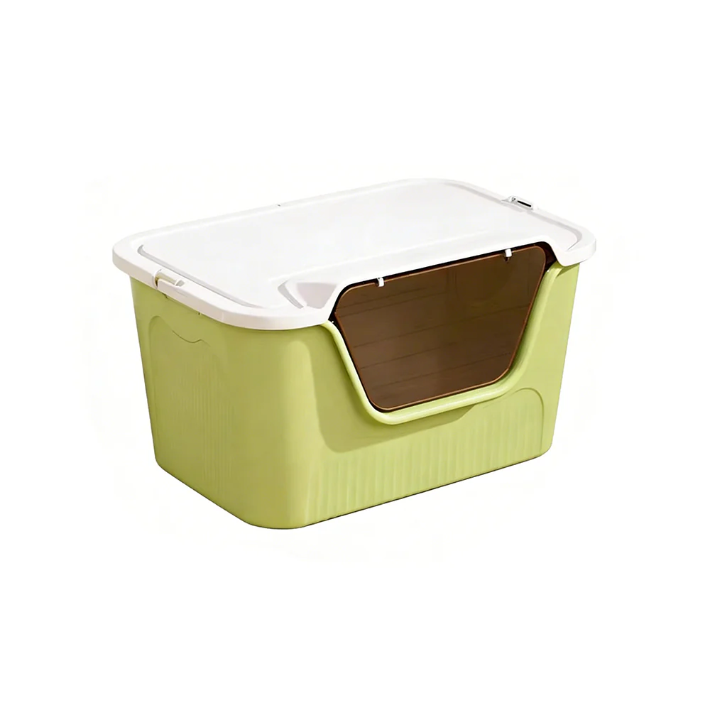 Extra Large Enclosed Cat Litter Box - High-Sided Design - 70x46x36cm - Image 2