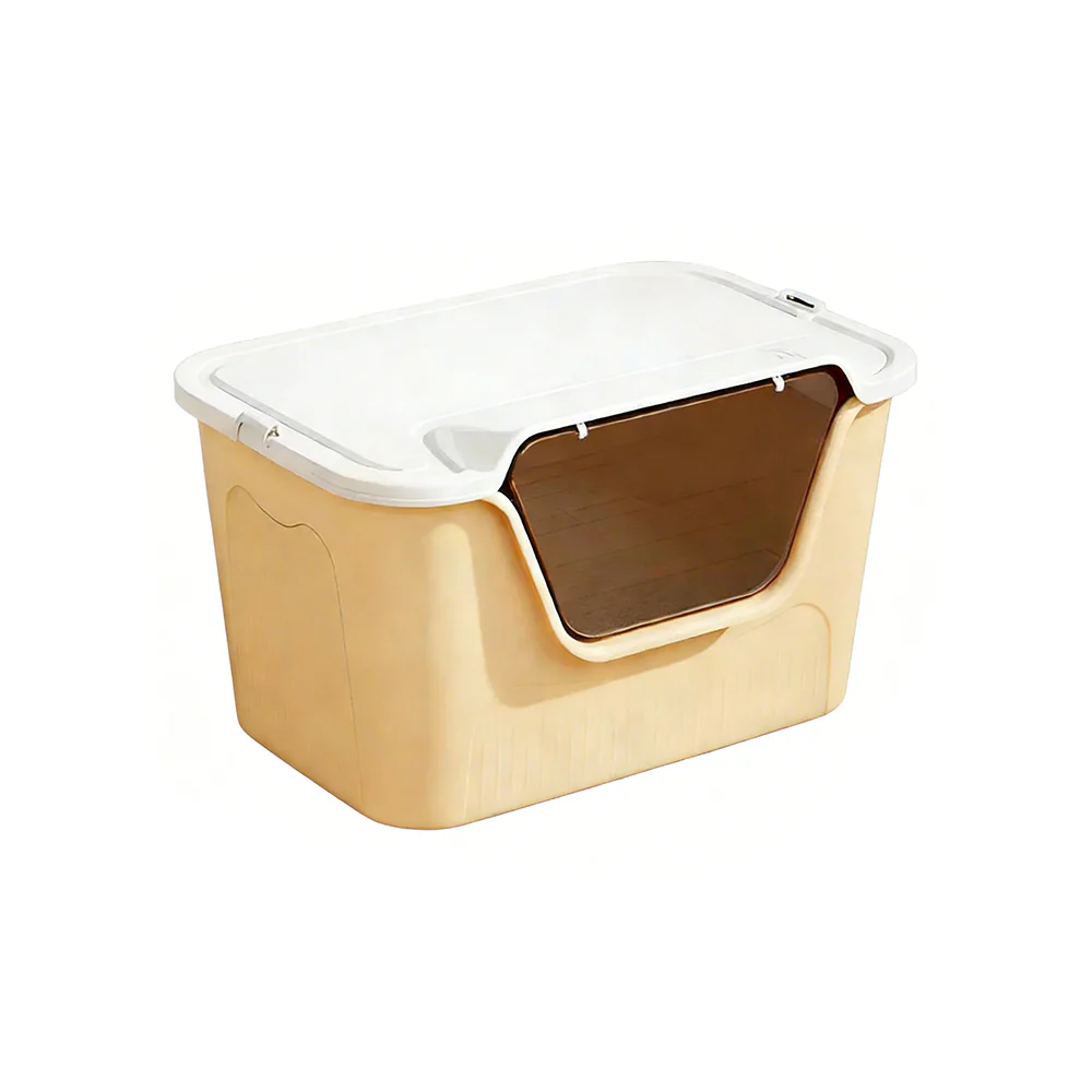 Extra Large Enclosed Cat Litter Box - High-Sided Design - 70x46x36cm - Image 4