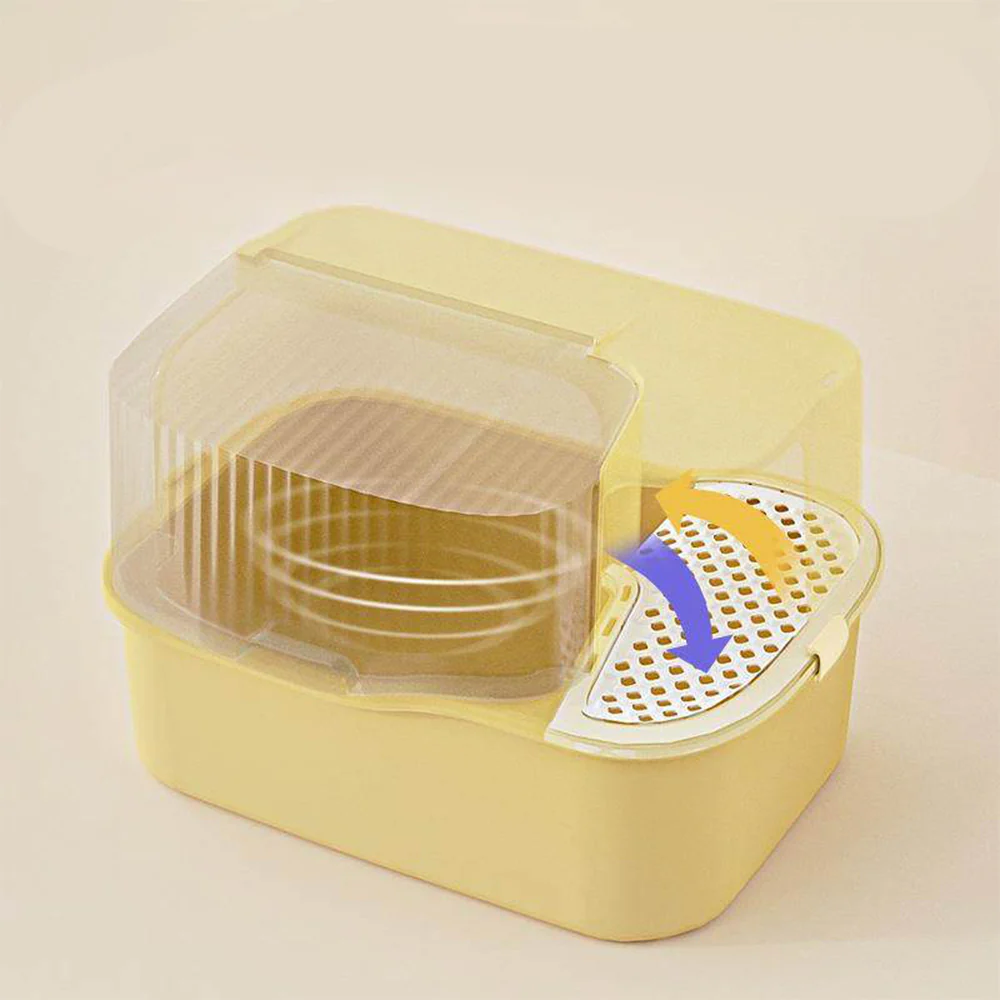 Extra Large Front Entry Cat Litter Box – Anti-Tracking Corridor Design 55x40x40cm - Image 6