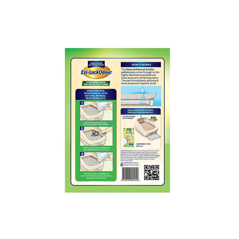 EZI-LOCKODOUR Cat Litter with Natural Mineral for Superior Odour Control - Image 3
