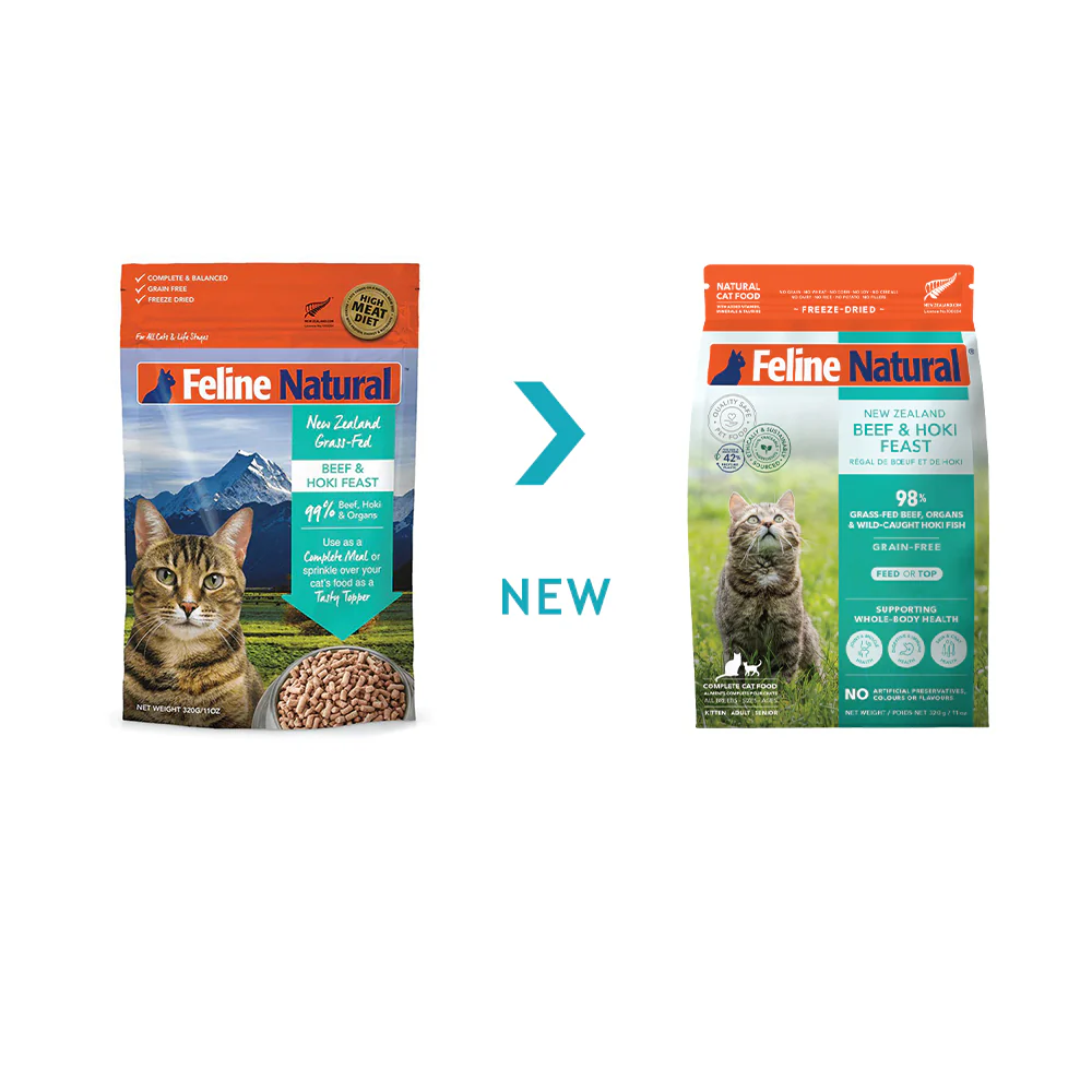FELINE NATURAL Beef & Hoki Freeze Dried Cat Food - Image 9