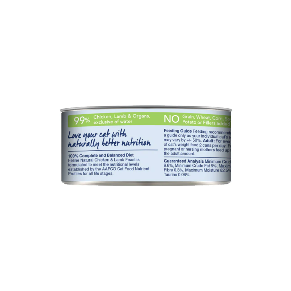 FELINE NATURAL Chicken and Lamb Grain Free Cat Food - Image 9