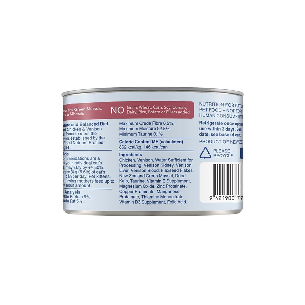 FELINE NATURAL Chicken and Venison Grain Free Cat Food - Image 3