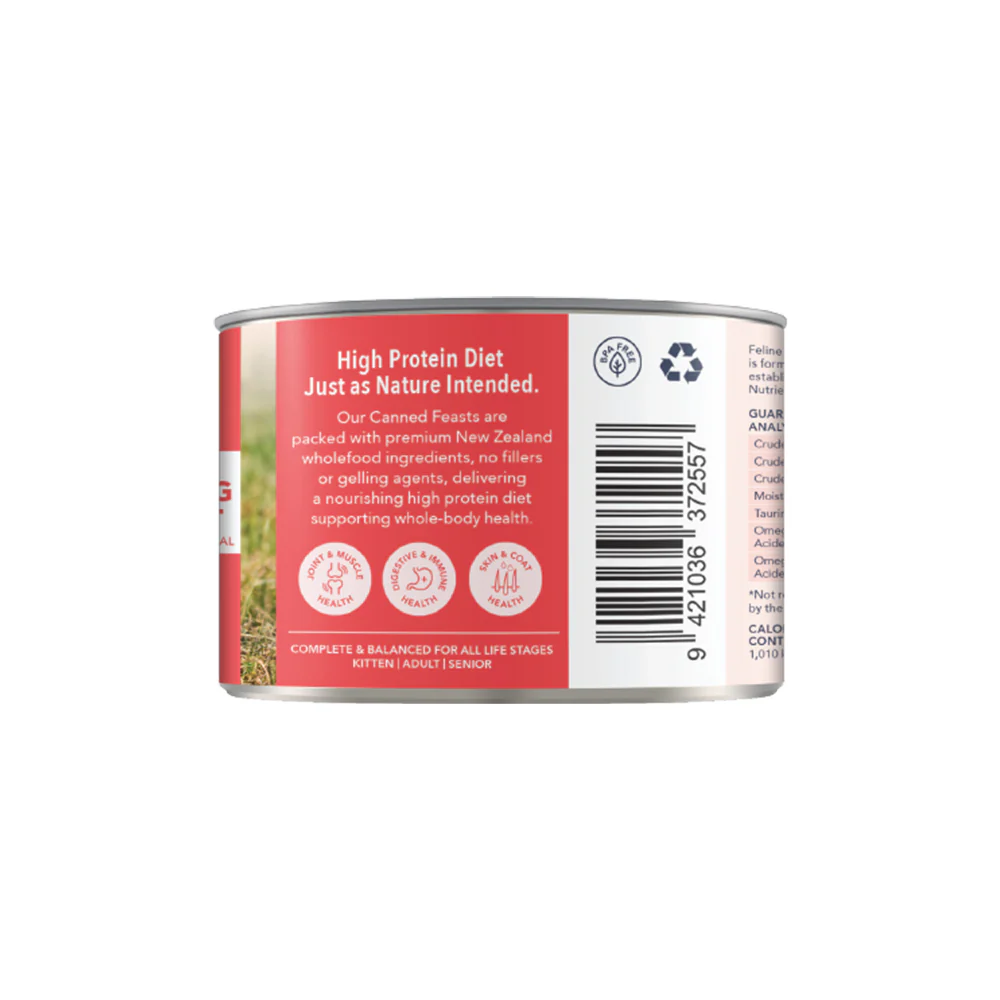 FELINE NATURAL Chicken & King Salmon Wet Cat Food - Image 2