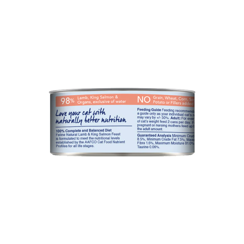 FELINE NATURAL Lamb and Salmon Grain Free Cat Food - Image 10