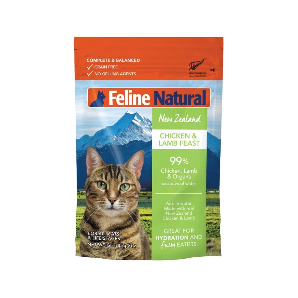 FELINE NATURAL Variety Cat Food 12x85g (pouches) - Image 3