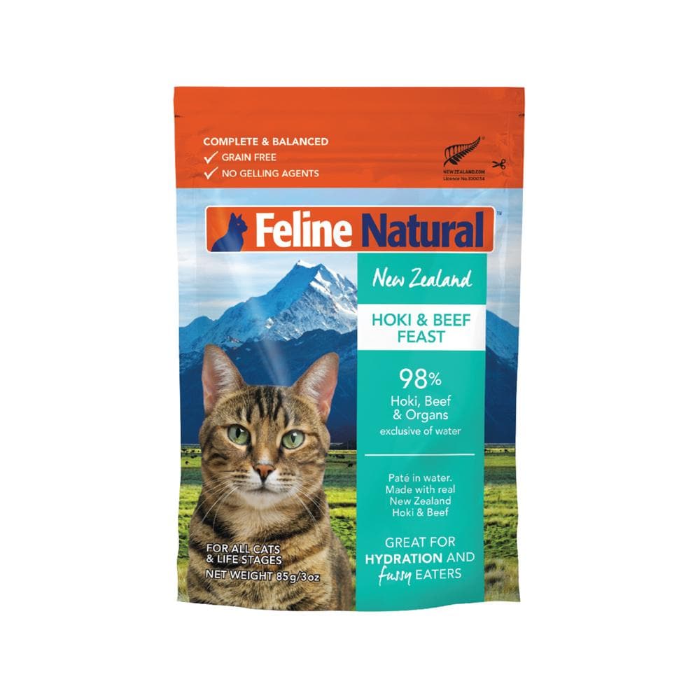 FELINE NATURAL Variety Cat Food 12x85g (pouches) - Image 5