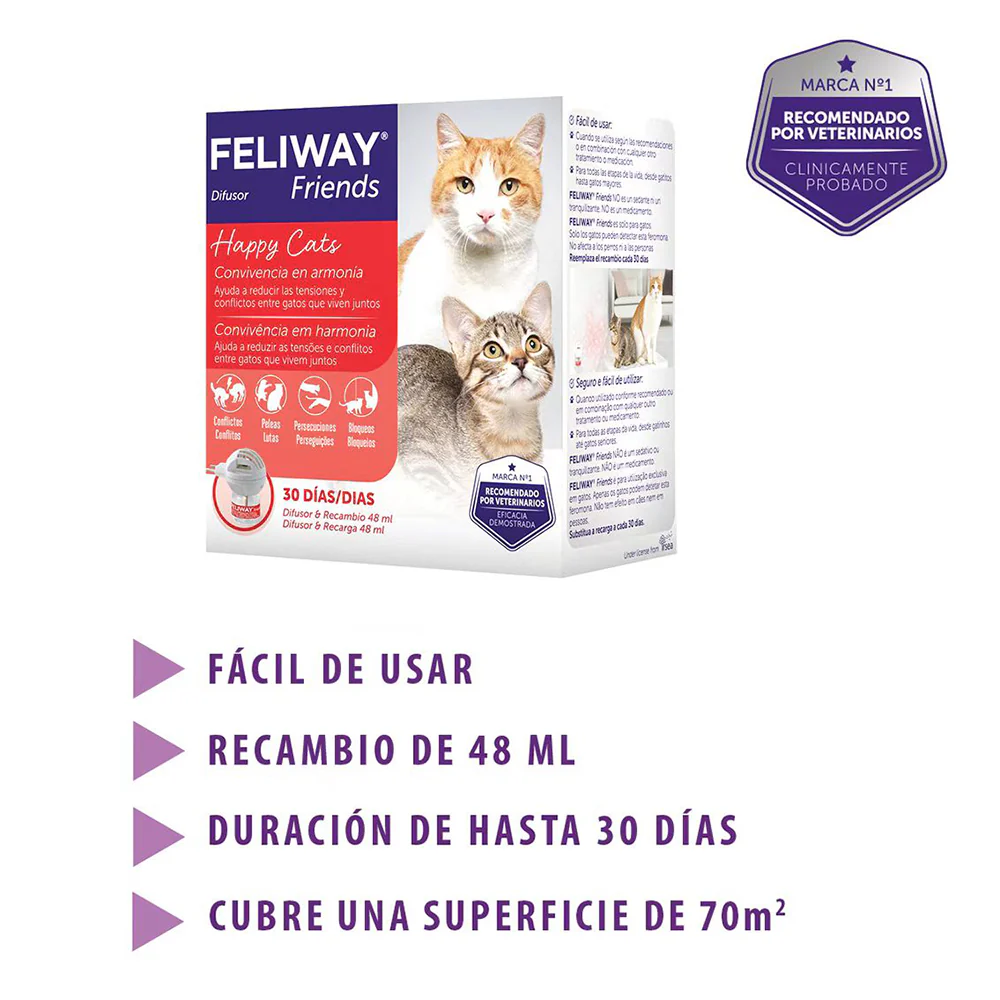 FELIWAY Friends Cat Diffuser + Refill 48ml - Image 4