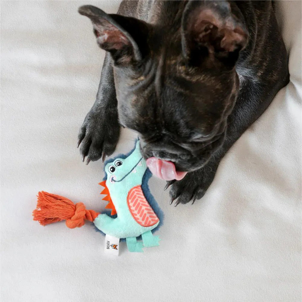 FOFOS Alligator Plush Squeaky Puppy Dog Toy - Image 4