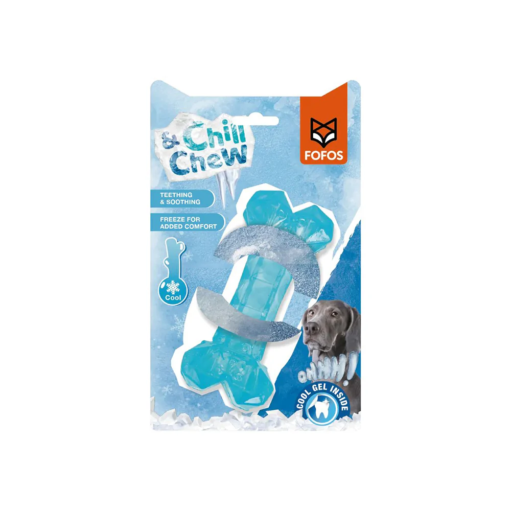 FOFOS Cooling Bone Chill & Chew Freeze TPR Dog Toy - Image 3