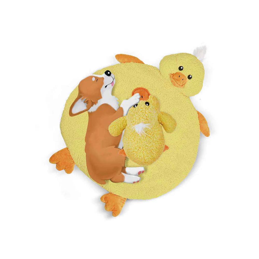 FOFOS Cuddle Recorder Duck HeartBeat With Mat Dog Toy - Image 2