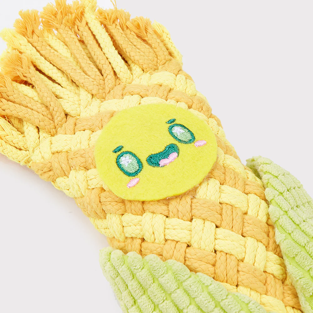 FOFOS Dog Rope Puppy Toy - Corn - Image 2
