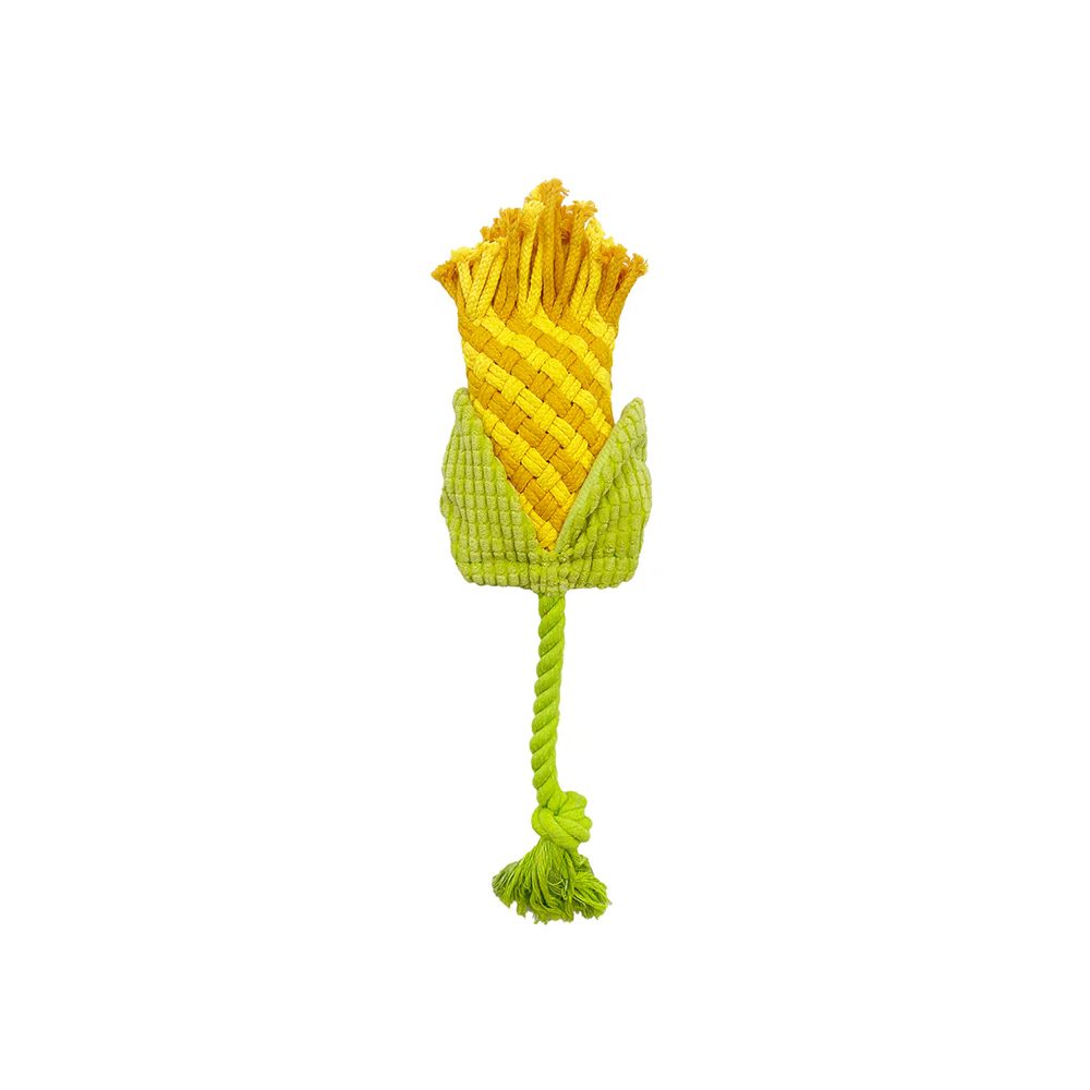 FOFOS Dog Rope Puppy Toy - Corn - Image 3