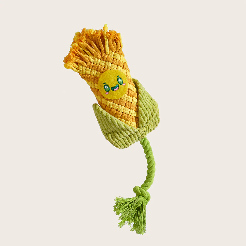 FOFOS Dog Rope Puppy Toy - Corn - Image 4