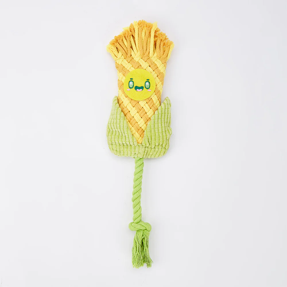 FOFOS Dog Rope Puppy Toy - Corn - Image 7
