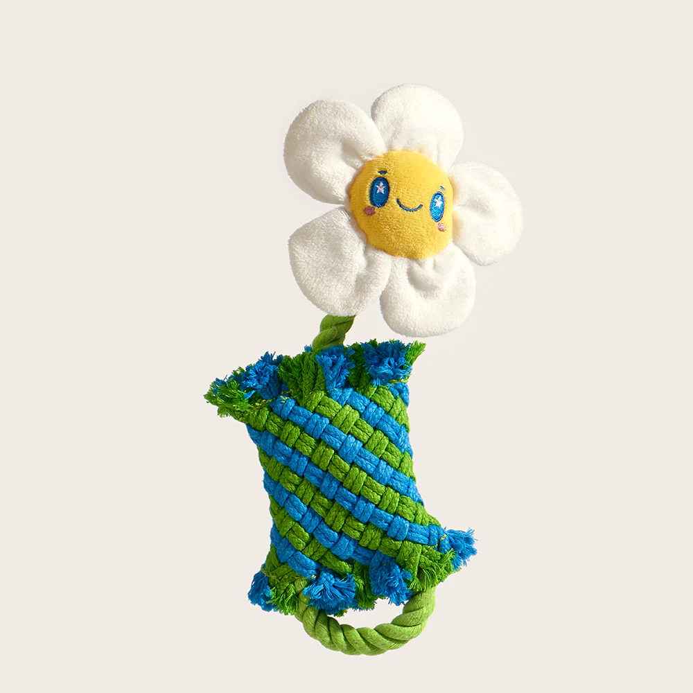 FOFOS Dog Rope Puppy Toy - Flower - Image 5