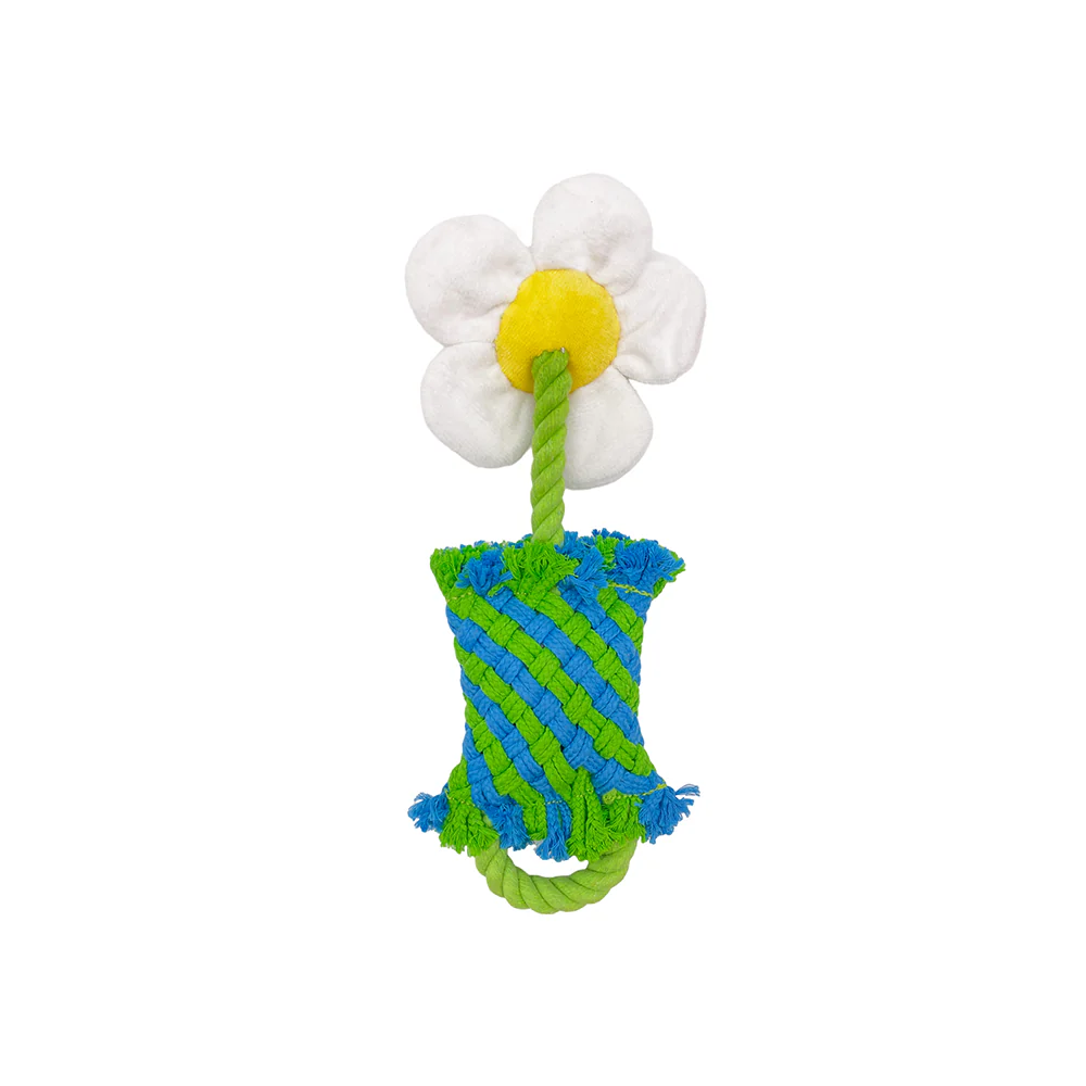 FOFOS Dog Rope Puppy Toy - Flower - Image 7