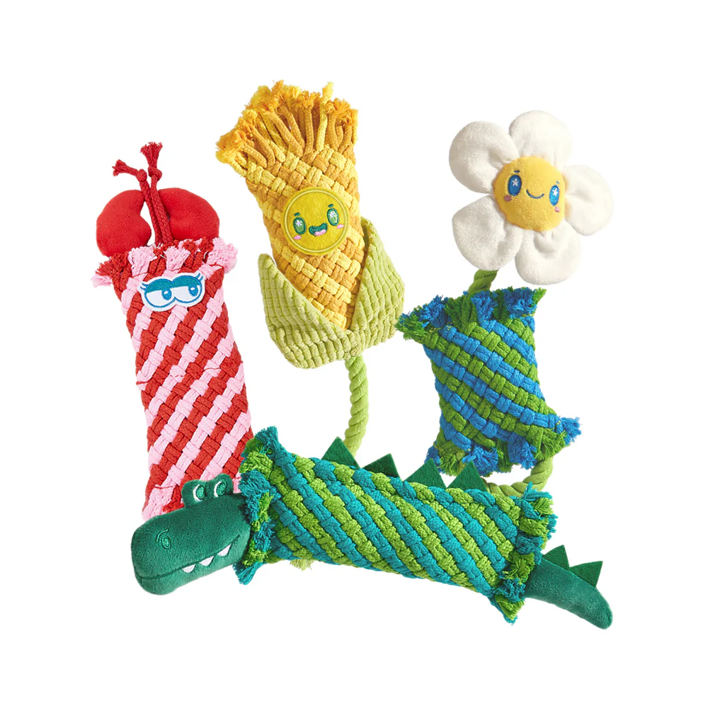 FOFOS Dog Rope Puppy Toy - Flower - Image 9