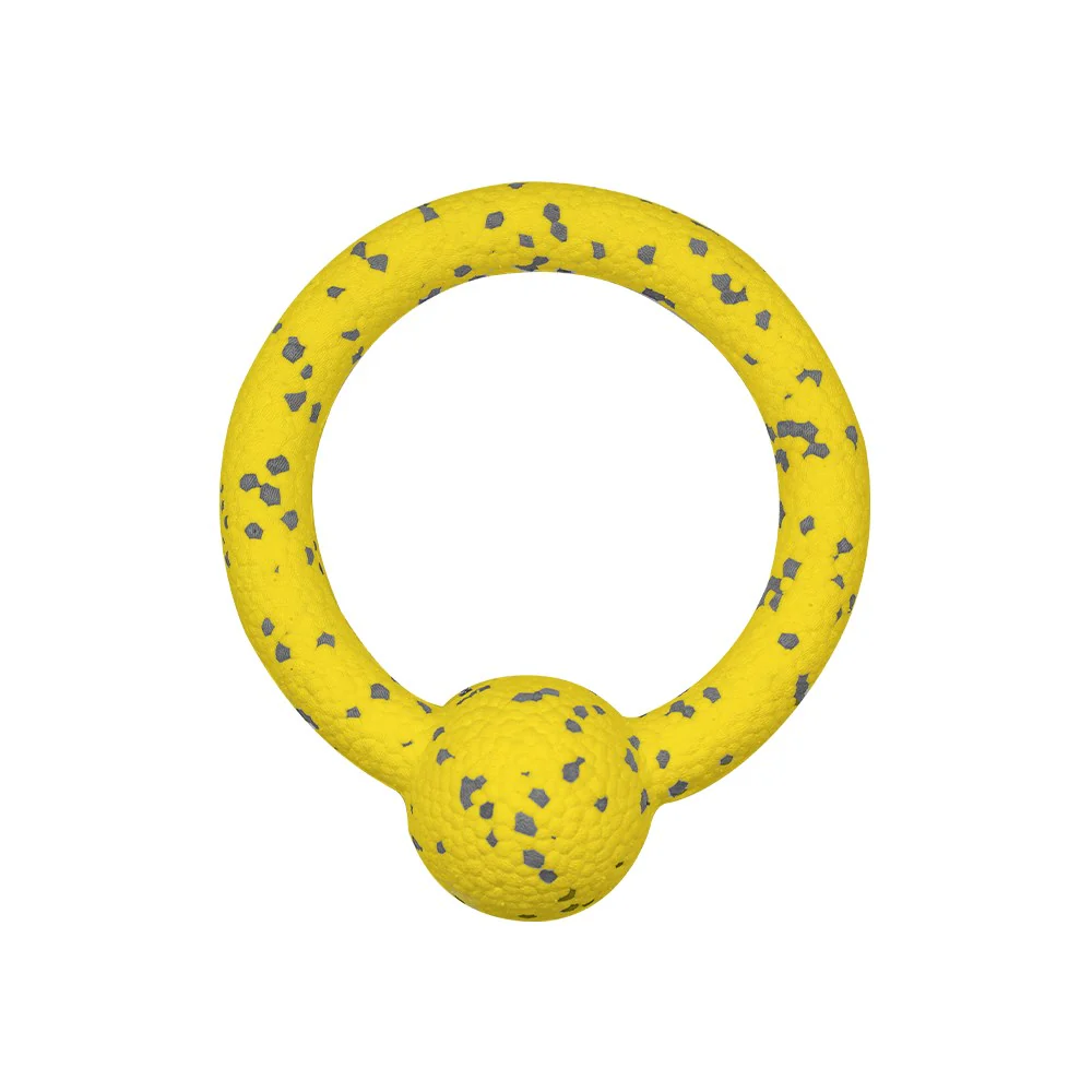 FOFOS Durable Puller Yellow/Grey Bounce Dog Toy