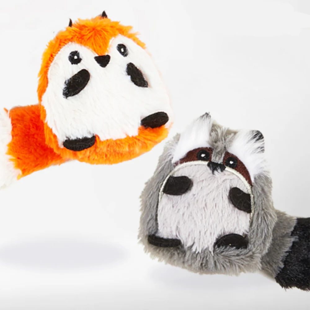 FOFOS Floppy Crinkle Raccoon Interactive Cat Toy - Image 3