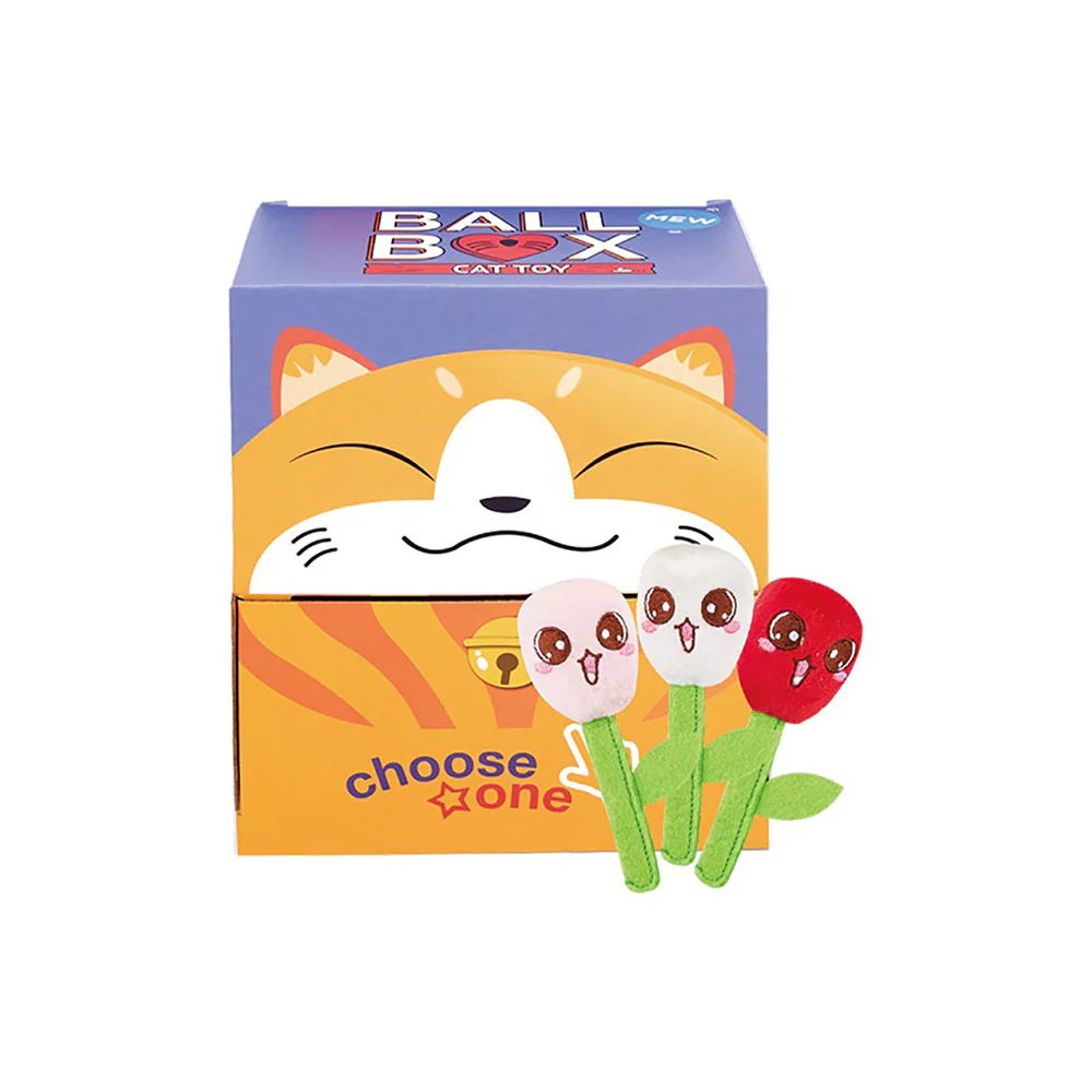 FOFOS Flower Bud Cat Toy 1pc - Random Color
