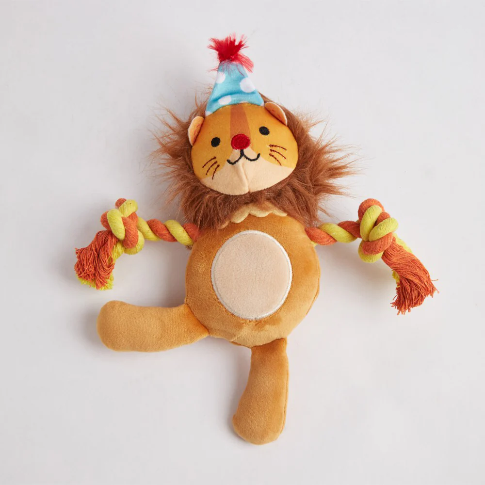 FOFOS Fluffy Lion Puppy Toy - Image 6